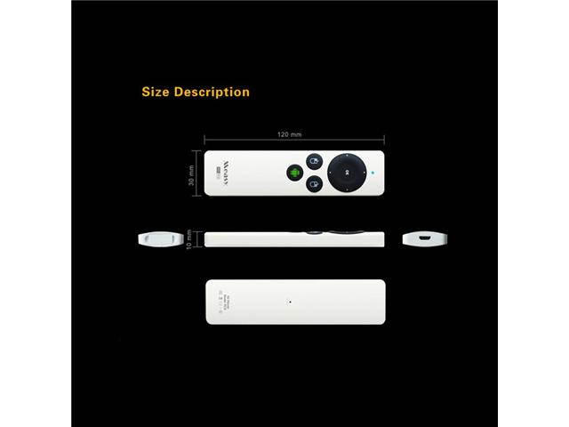 Measy RC9 Mini Handheld 2.4G Wireless Gyroscope Fly Air Mouse Remote Control for PC Android TV Box Smart TV