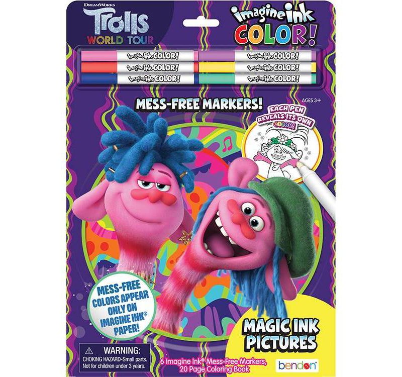 Trolls World Tour Imagine Ink Color!