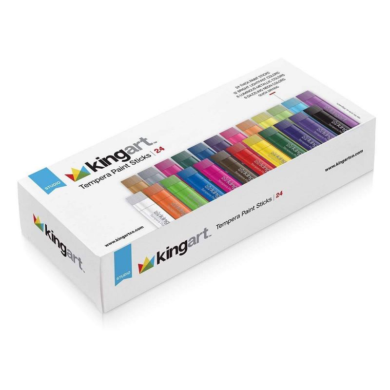 24ct Tempera Paint Sticks - Kingart