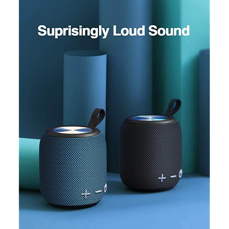 Portable Bluetooth Speaker Bluetooth 50 Dual Pairing Loud Wireless Mini Speaker 360 HD Surround Sound Rich Stereo Bass24H Playtime IPX67 Waterproof for Travel Outdoors Home and Party