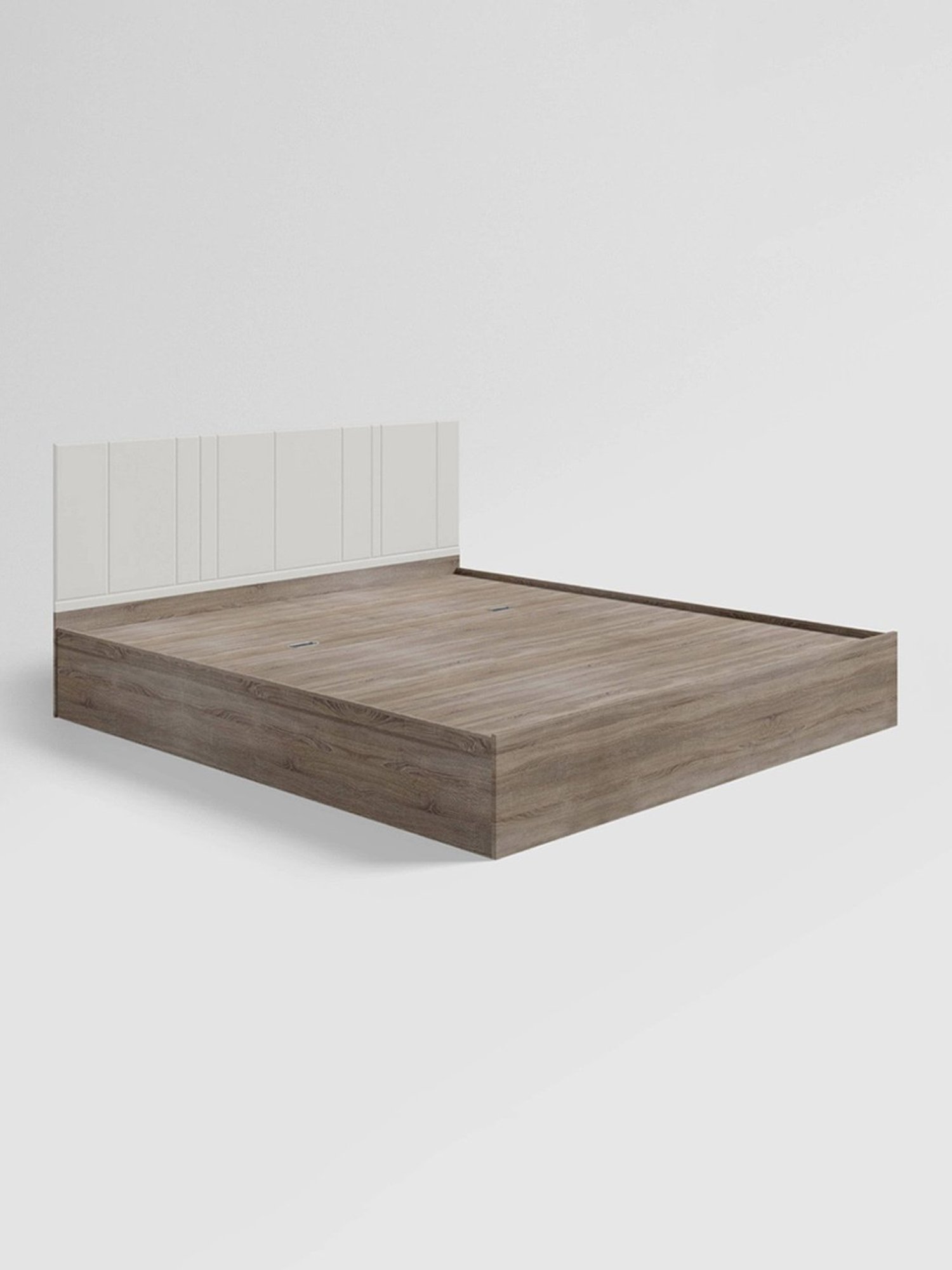 Godrej Interio Chime Sonoma Oak Engineered Wood Queen Bed