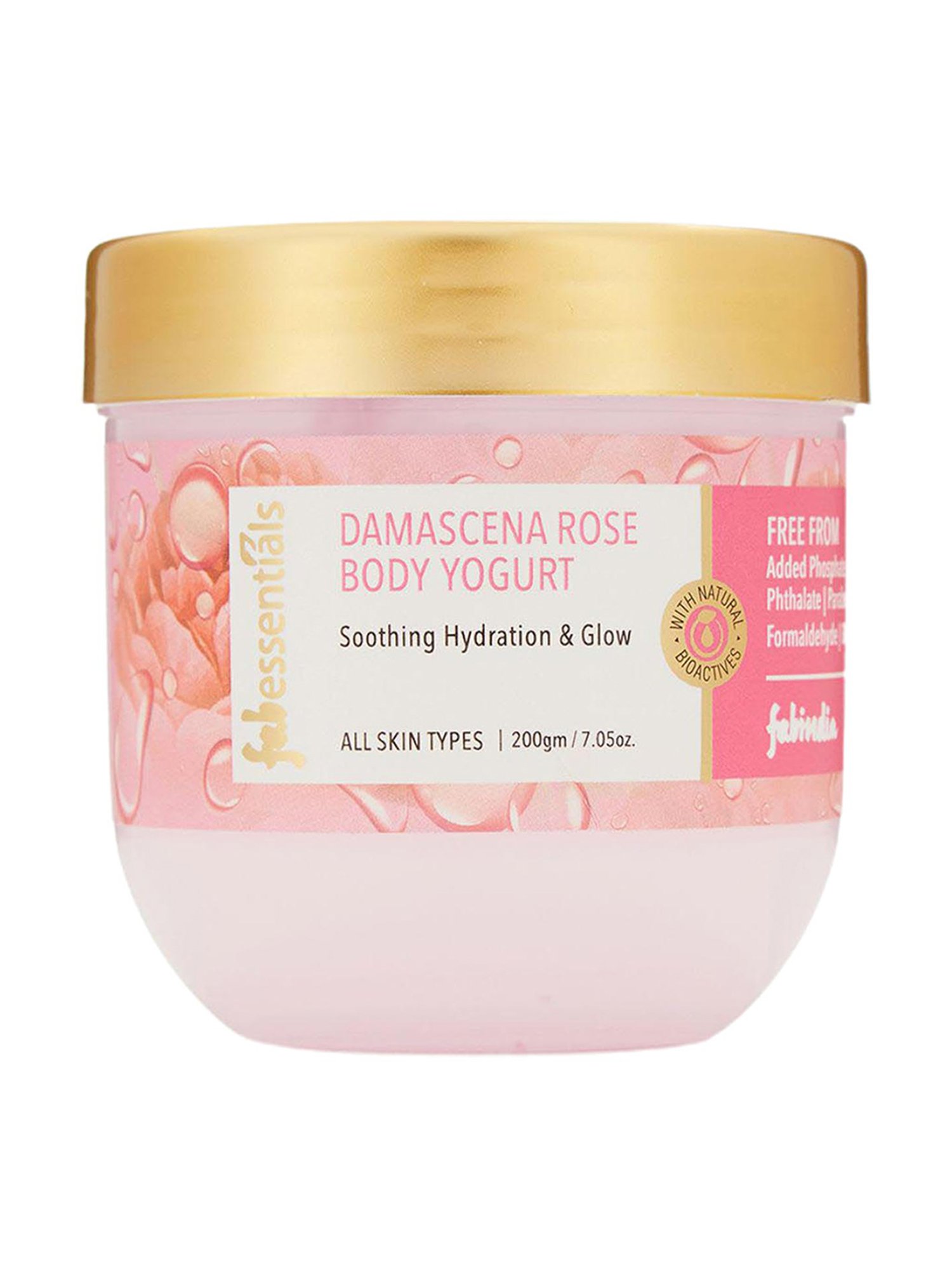 Fabessentials Damascena Rose Body Yogurt - 200 gm