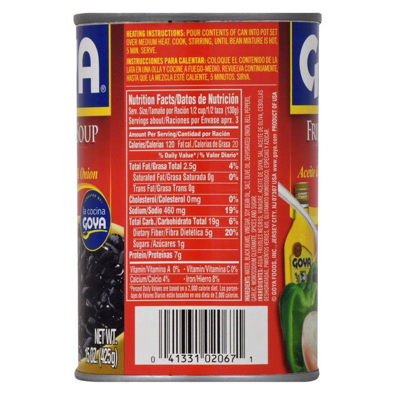 Goya Black Bean Soup 15oz