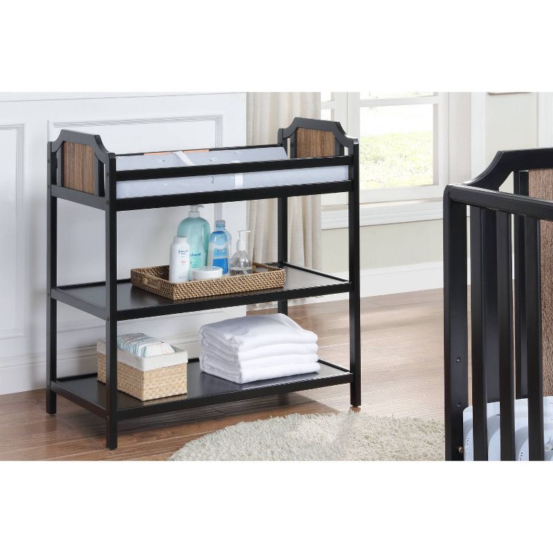Suite Bebe Brees Changing Table - Black/Brownstone
