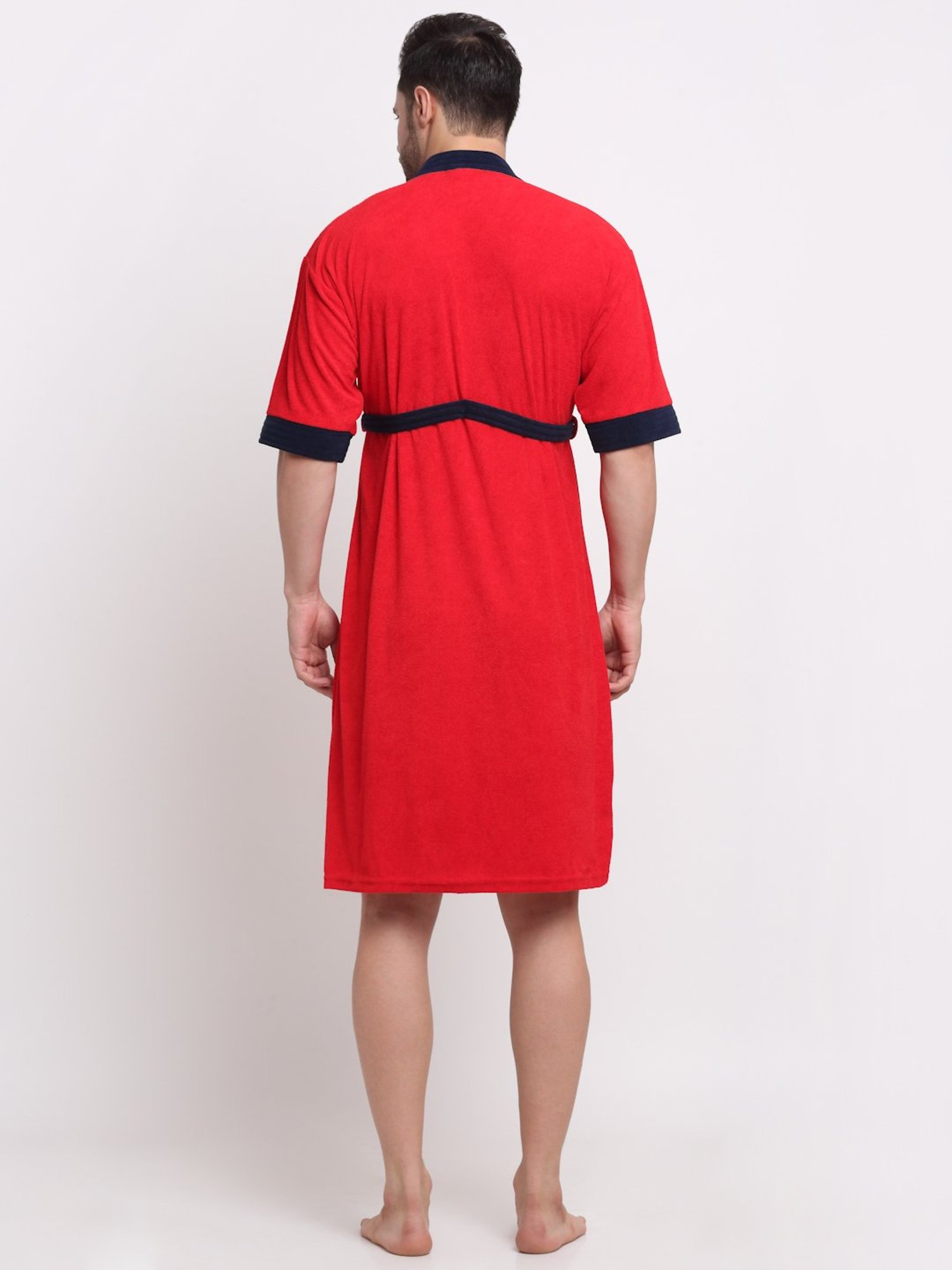 Trident Comfort Living Grey Cotton 380 GSM Bathrobe