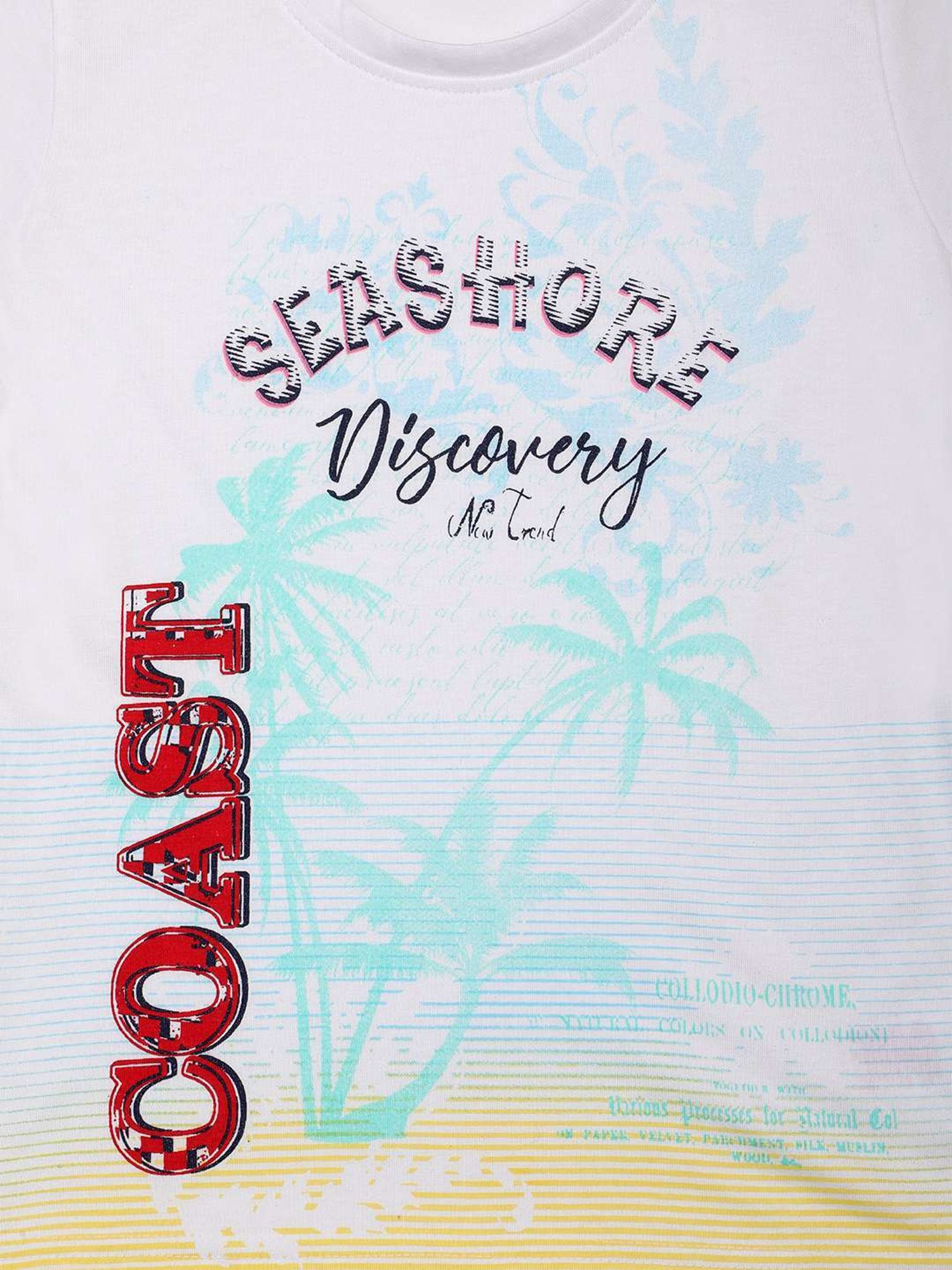 NINS MODA Kids White Printed Top