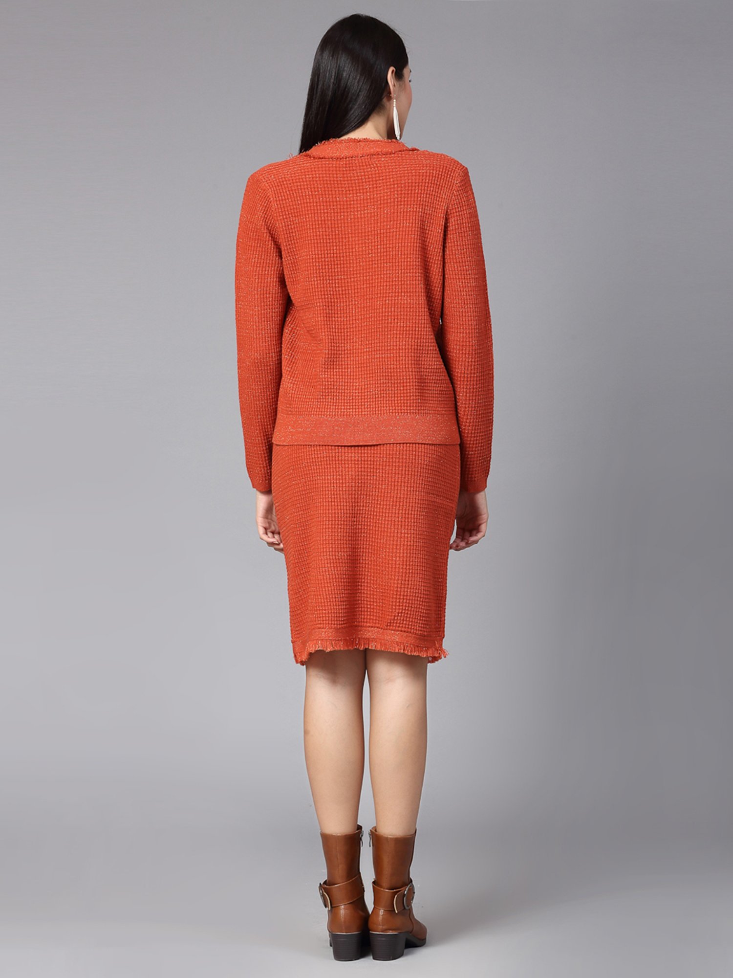 Mafadeny Rust Midi Co-Ord Set