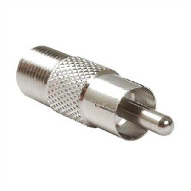 10 quantity rca male to f type female coupler coax connector cable adapter nf4