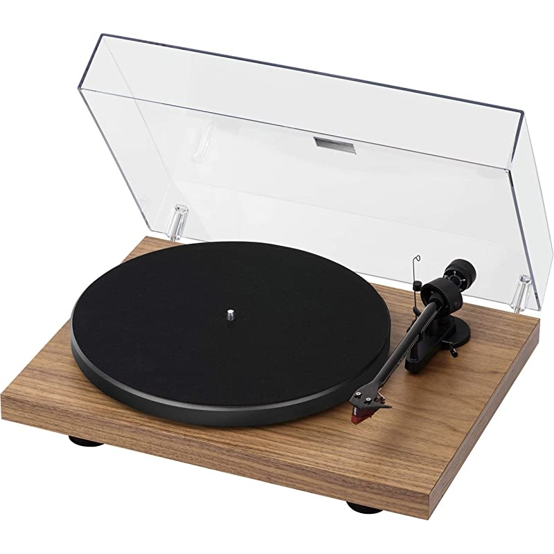Debut Carbon DC Turntable with Ortofon 2M Red Cartridge (Matte Walnut)