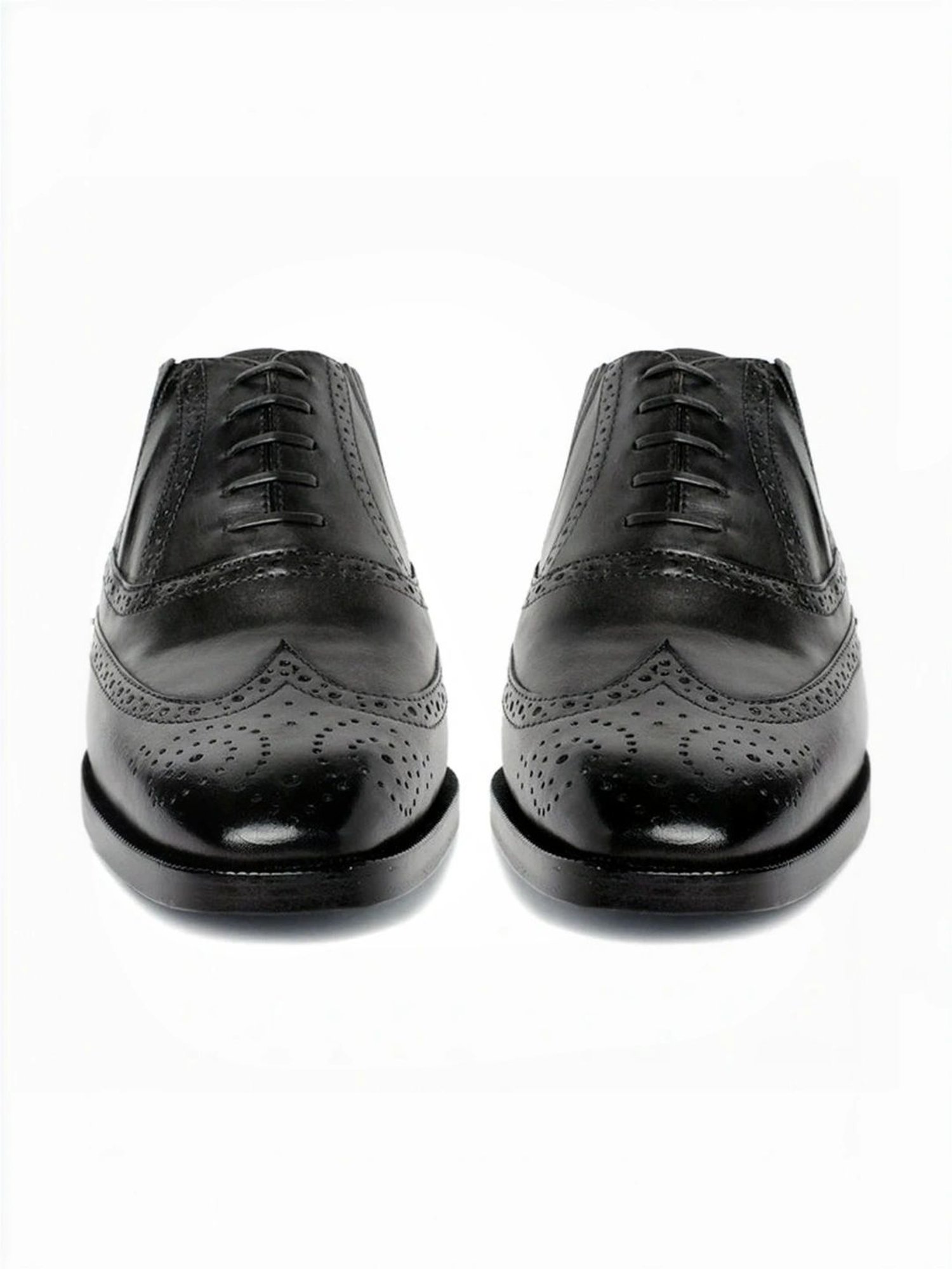 Saint G Men's Vincenzo Grey Brogue Shoes