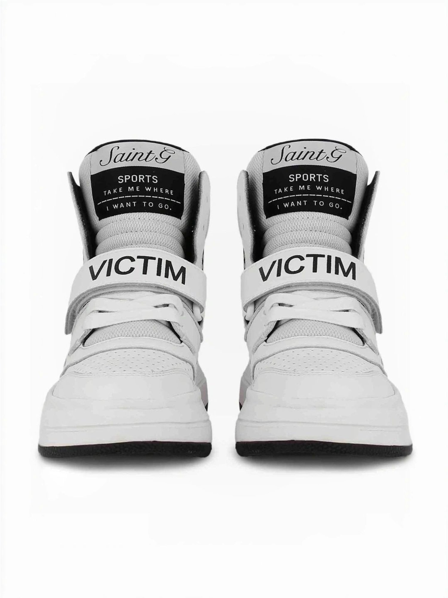 Saint G Women's Venetia White Ankle High Sneakers