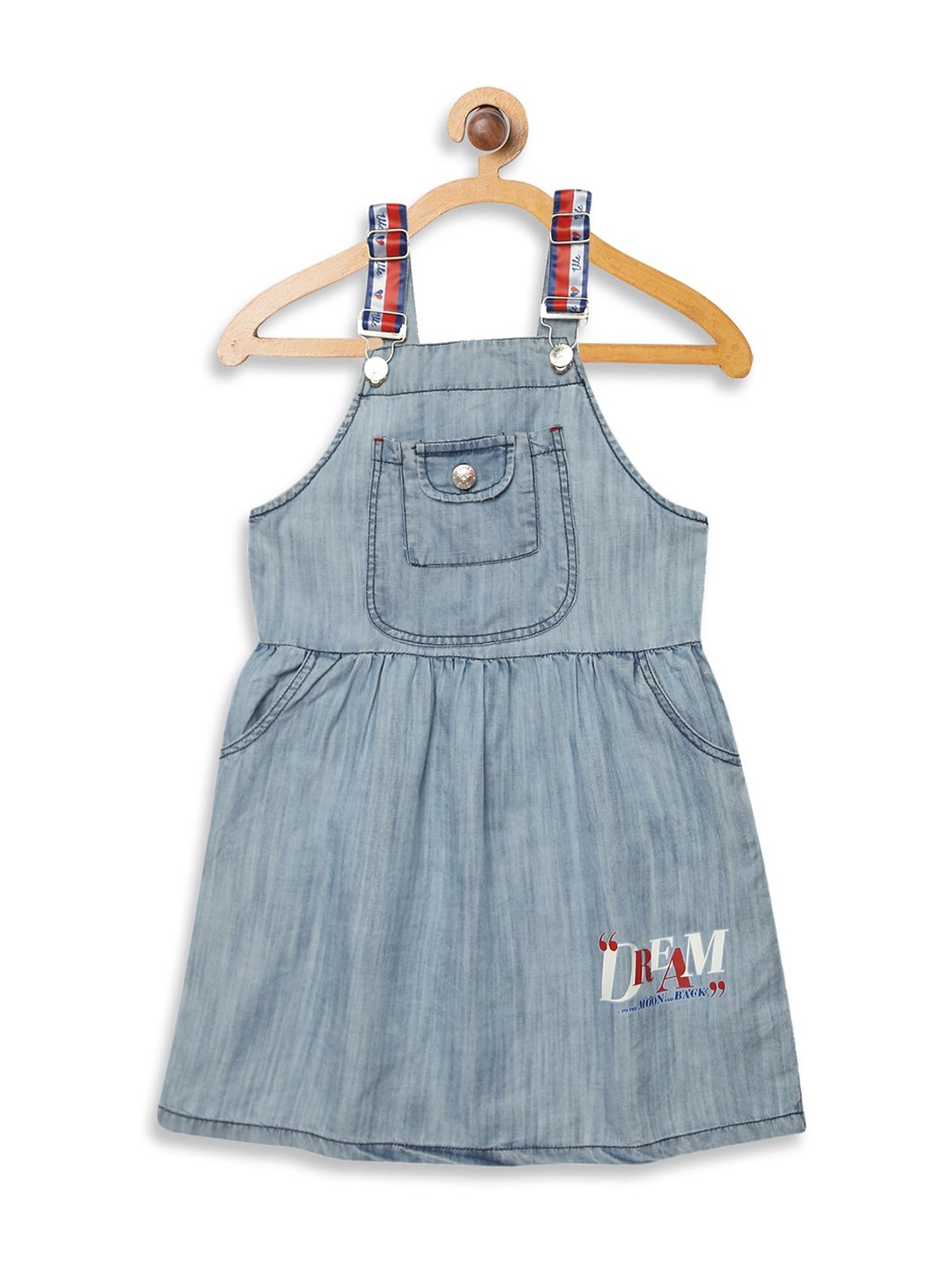 Elle Kids Blue Cotton Dress