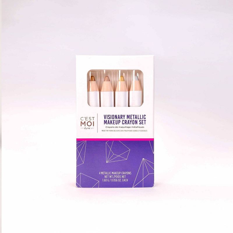 C'est Moi Visionary Metallic Makeup Crayon Set - 4ct