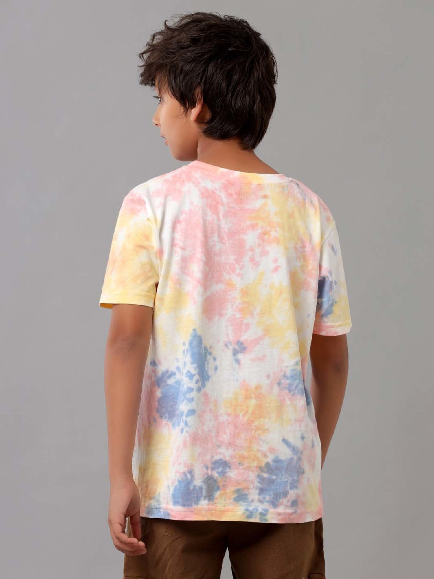 Under Fourteen Only Kids Multicolor Cotton Printed T-Shirt