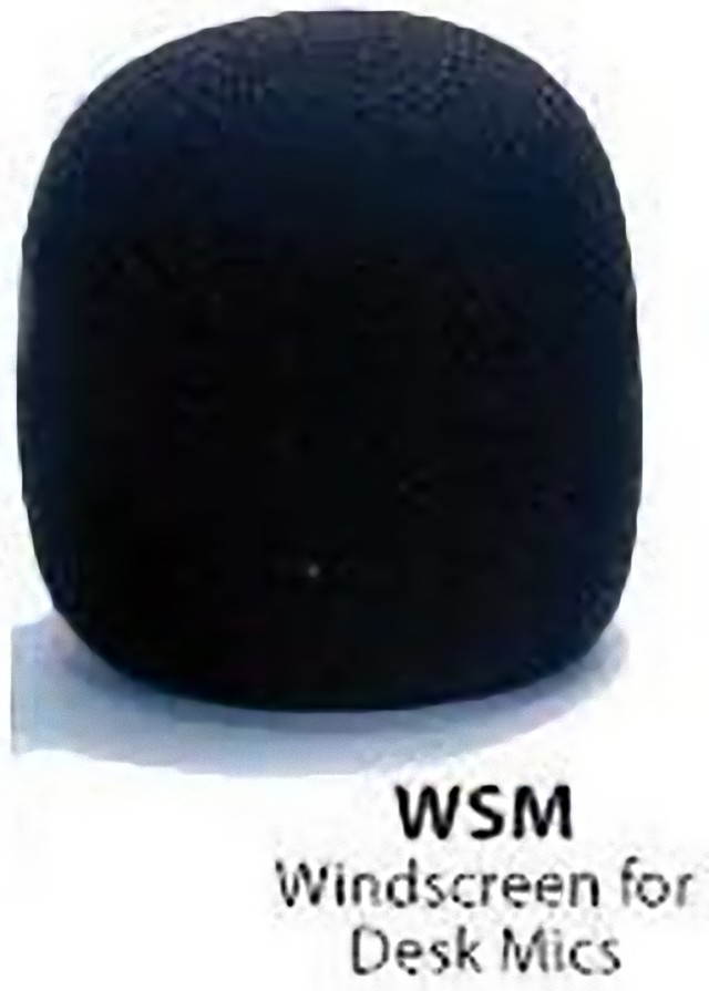 Heil Sound WSM  6 Black foam mic 1in mic