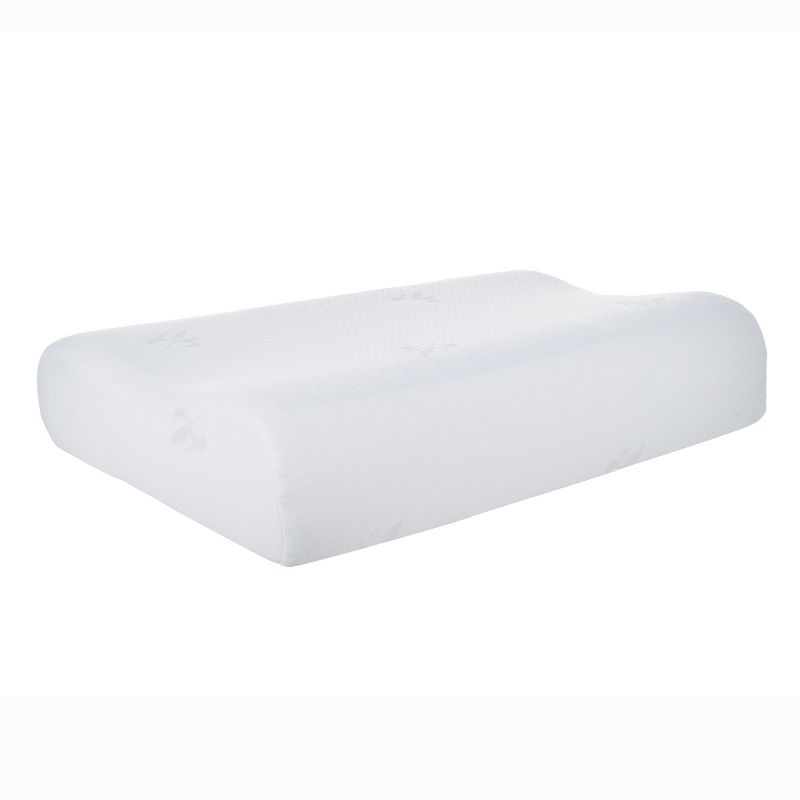 Contour Comfort Gel Memory Foam Pillow White - Bluestone