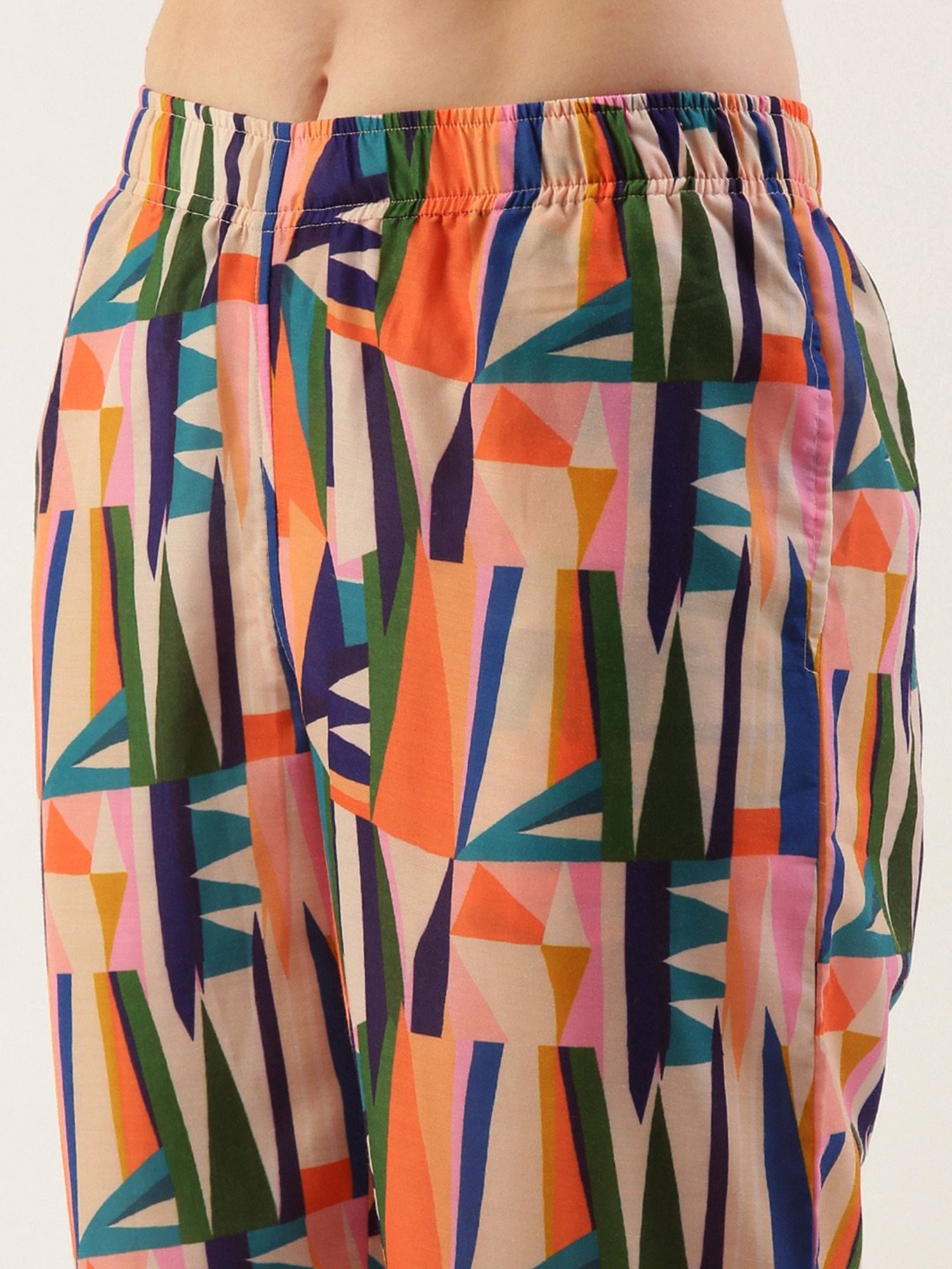 Clt.s Multicolor Printed Top With Pyjamas