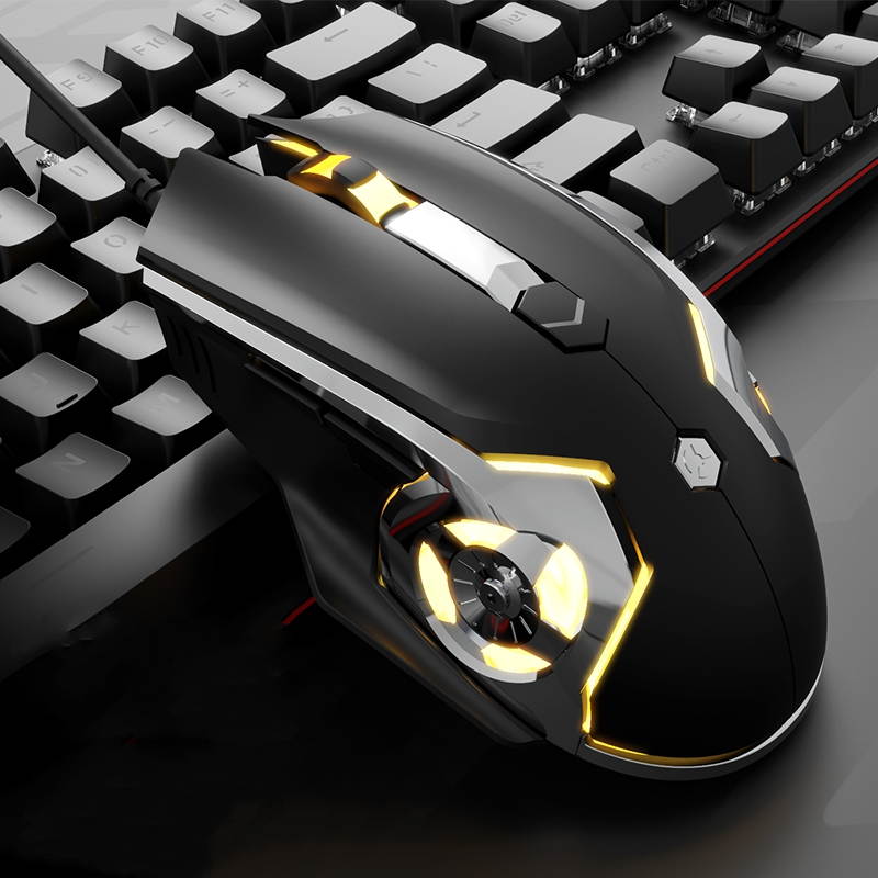 A-jazz AJ120 Pro 3200DPI Programmable USB Wired Optical Gaming Mouse