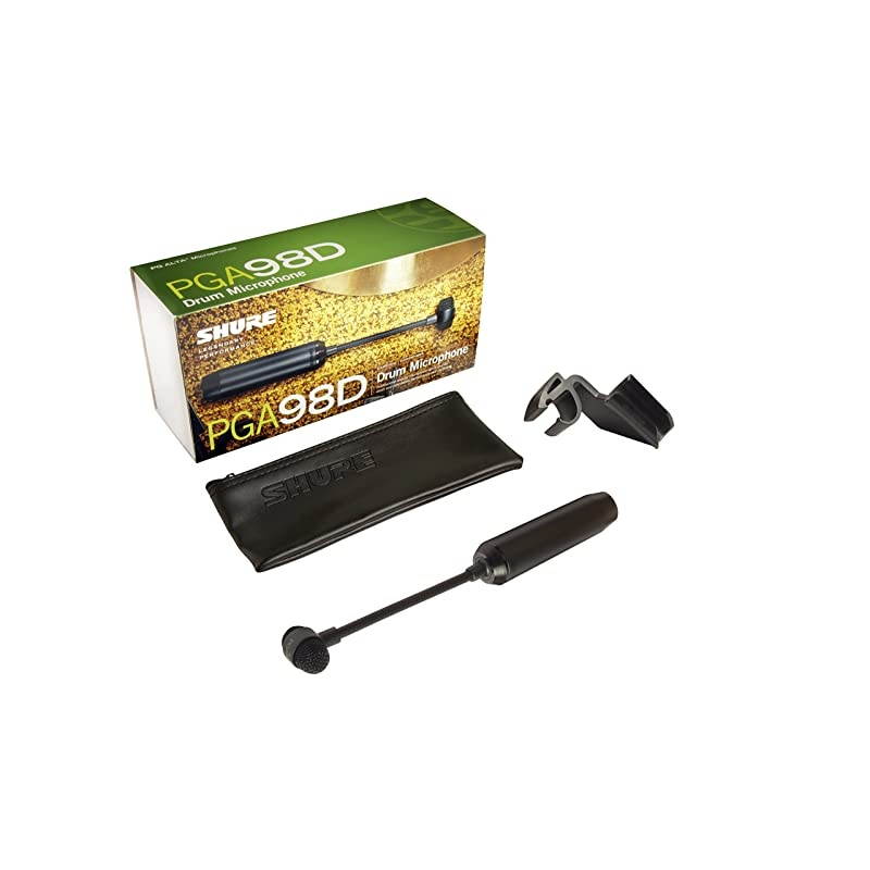 PGA98D-LC Cardioid Condenser Gooseneck Drum Microphone with AP98DM Drum Mount