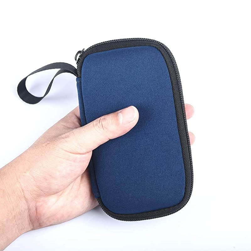 Storage Bag for USB Flash Drive  Flash Drive Case Electronic Accessories Organizer Holder for USB Flash/DriveThumb Drives/Pen Drives/Jump Drives (Blue)