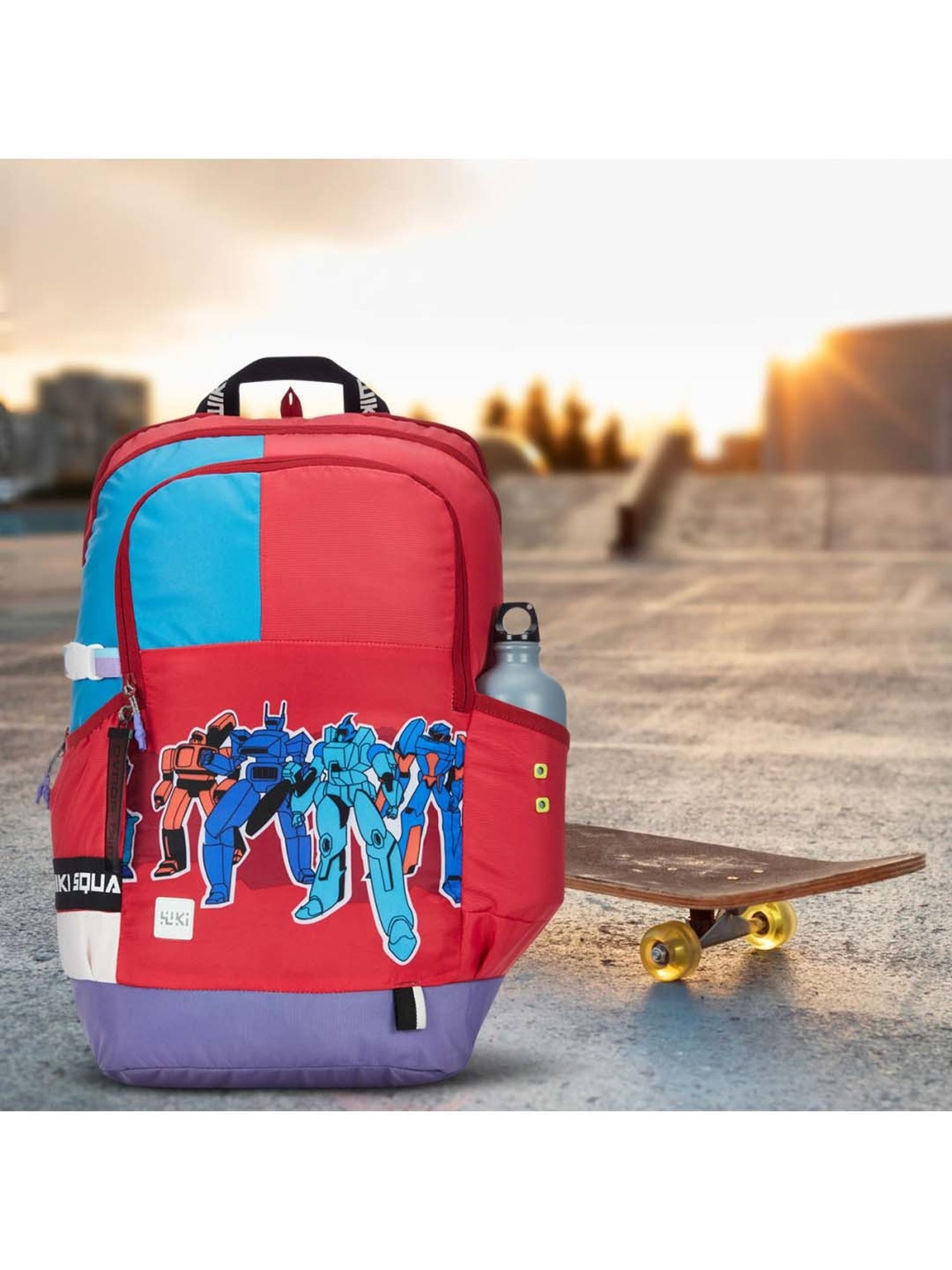 Wiki 40 Ltrs Red Medium Backpack