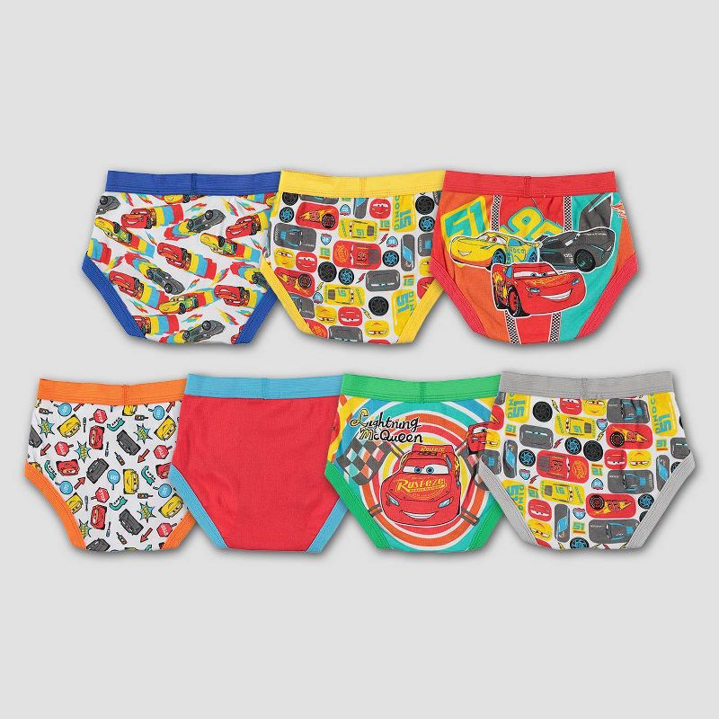 Toddler Boys' Cars 7pk Underwear 4T