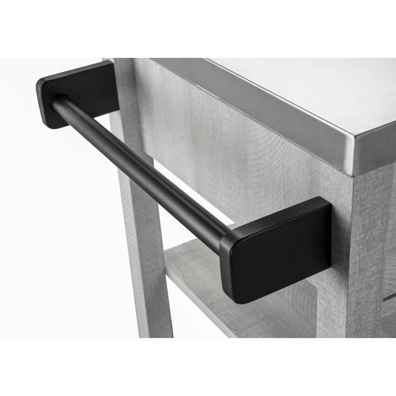 26" Kitchen Cart White - Home Essentials