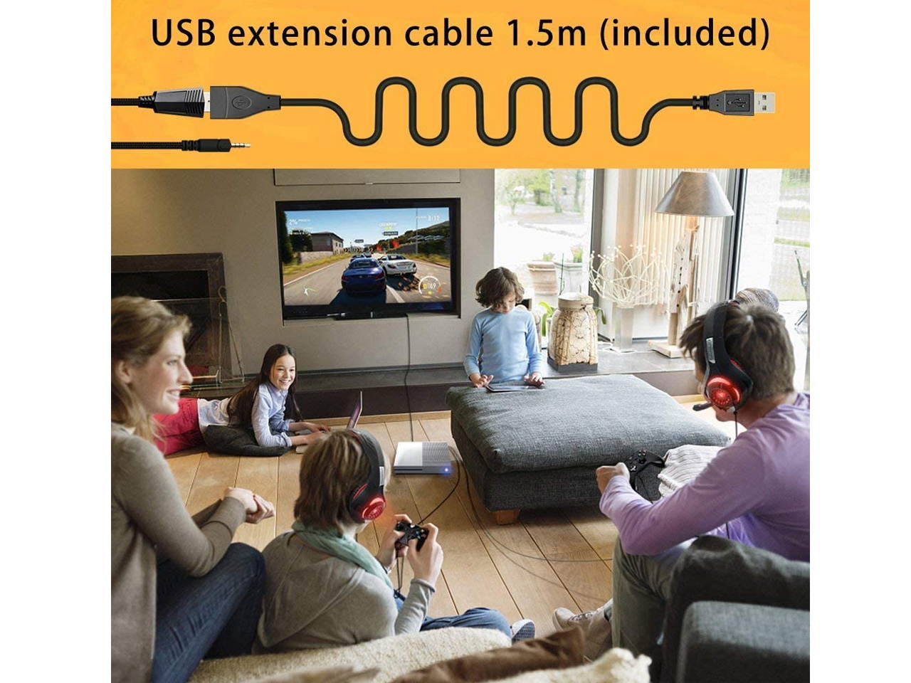 Mad Catz F.R.E.Q. 4 Circumaural Gaming Headset