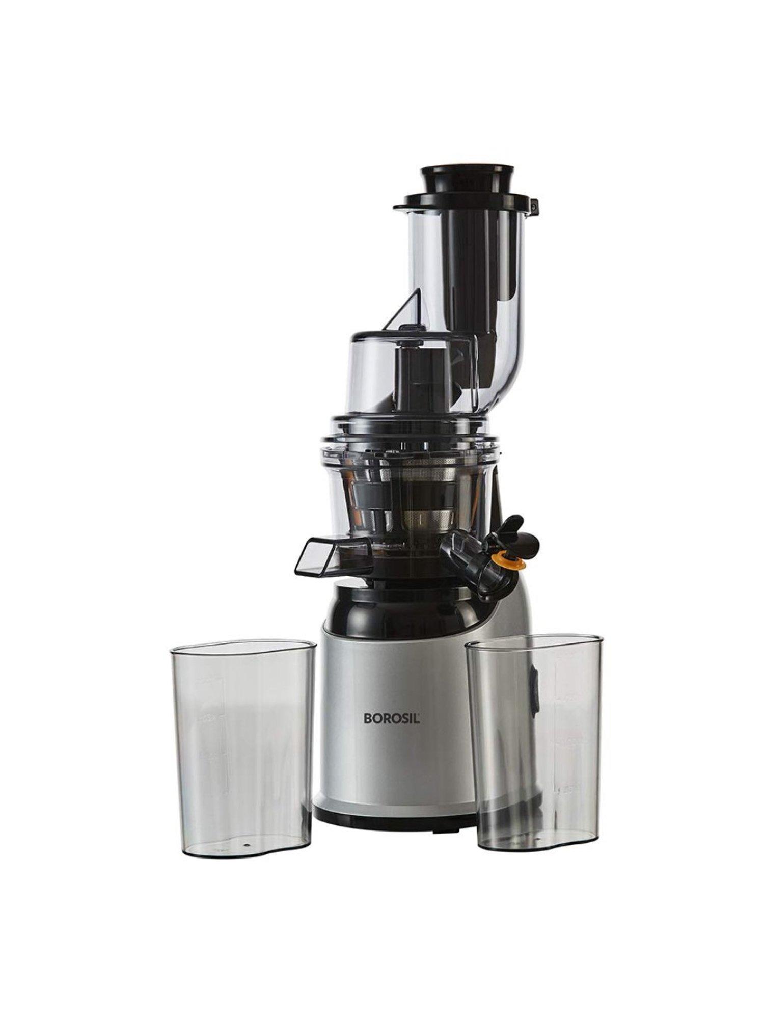 Borosil Juicer Mixer Grinder 200W, 600 ml with 1 Jar & 100 Percent copper motor (Black)