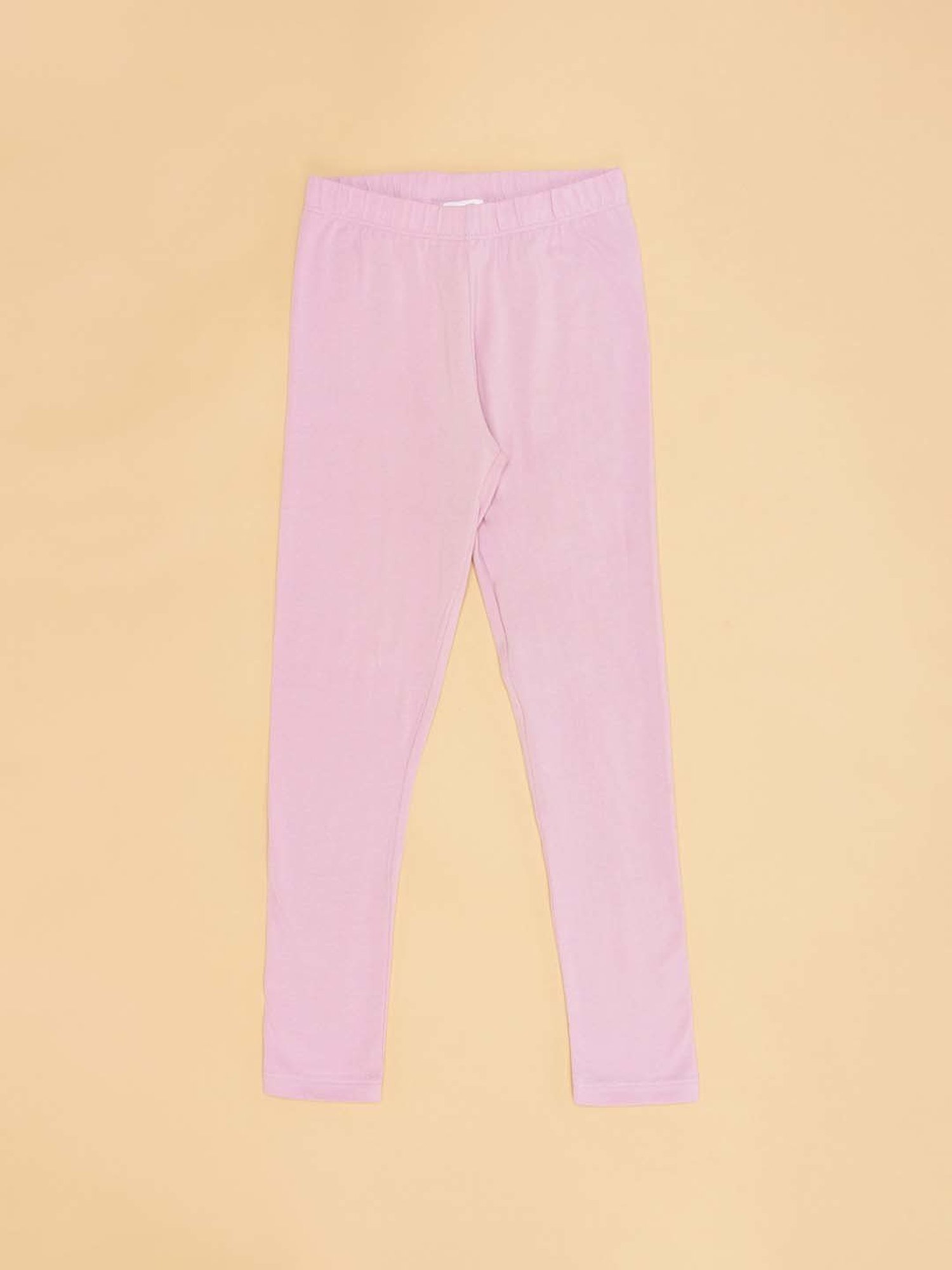 YU by Pantaloons Girls Red & Lilac Cotton Floral Print Leggings (Pack of 2)