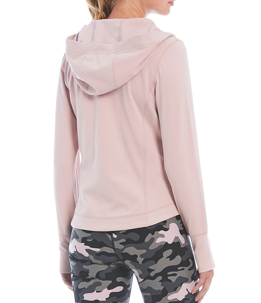 Calvin Klein Performance Yoga Long Sleeve Front Zip Hoodie Jacket