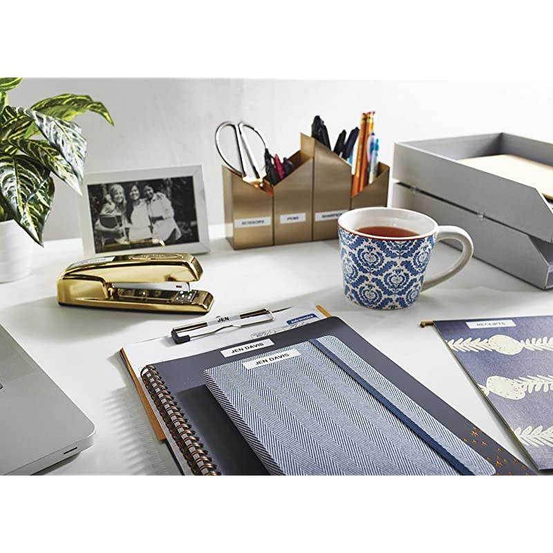 Authentic Lt Paper Labeling Tape For LetraTag Label Makers 12quot 12mm Black Print On White Tape 6Pack