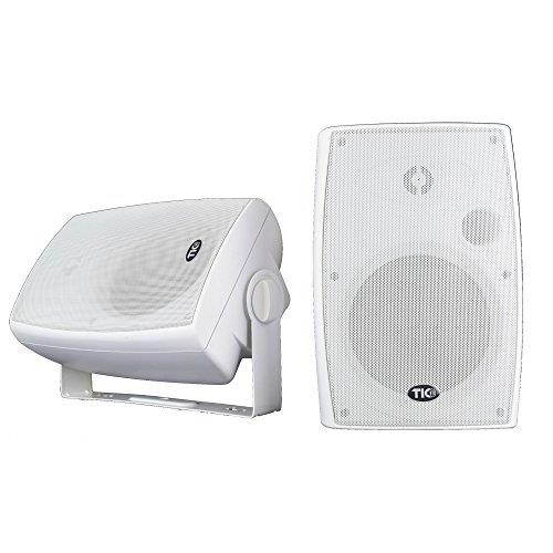 TIC WPS6-W 6.5" Outdoor Weather-Resistant Wifi Patio Speakers with AirPlay (Pair) - White