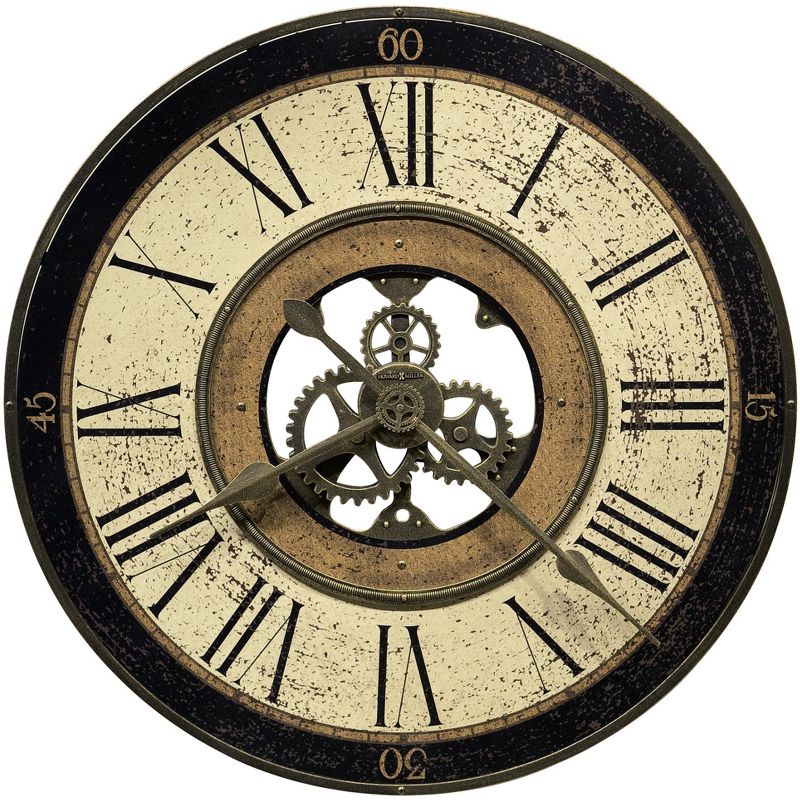 Howard Miller 625542 Howard Miller Brass Works Wall Clock 625542