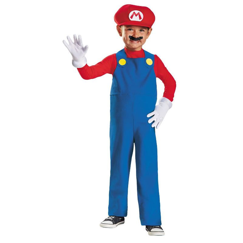 Toddler Mario Halloween Costume 3T-4T