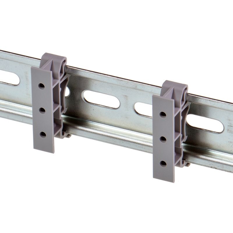 Brainboxes Mounting Rail Kit for Network Equipment - Aluminum