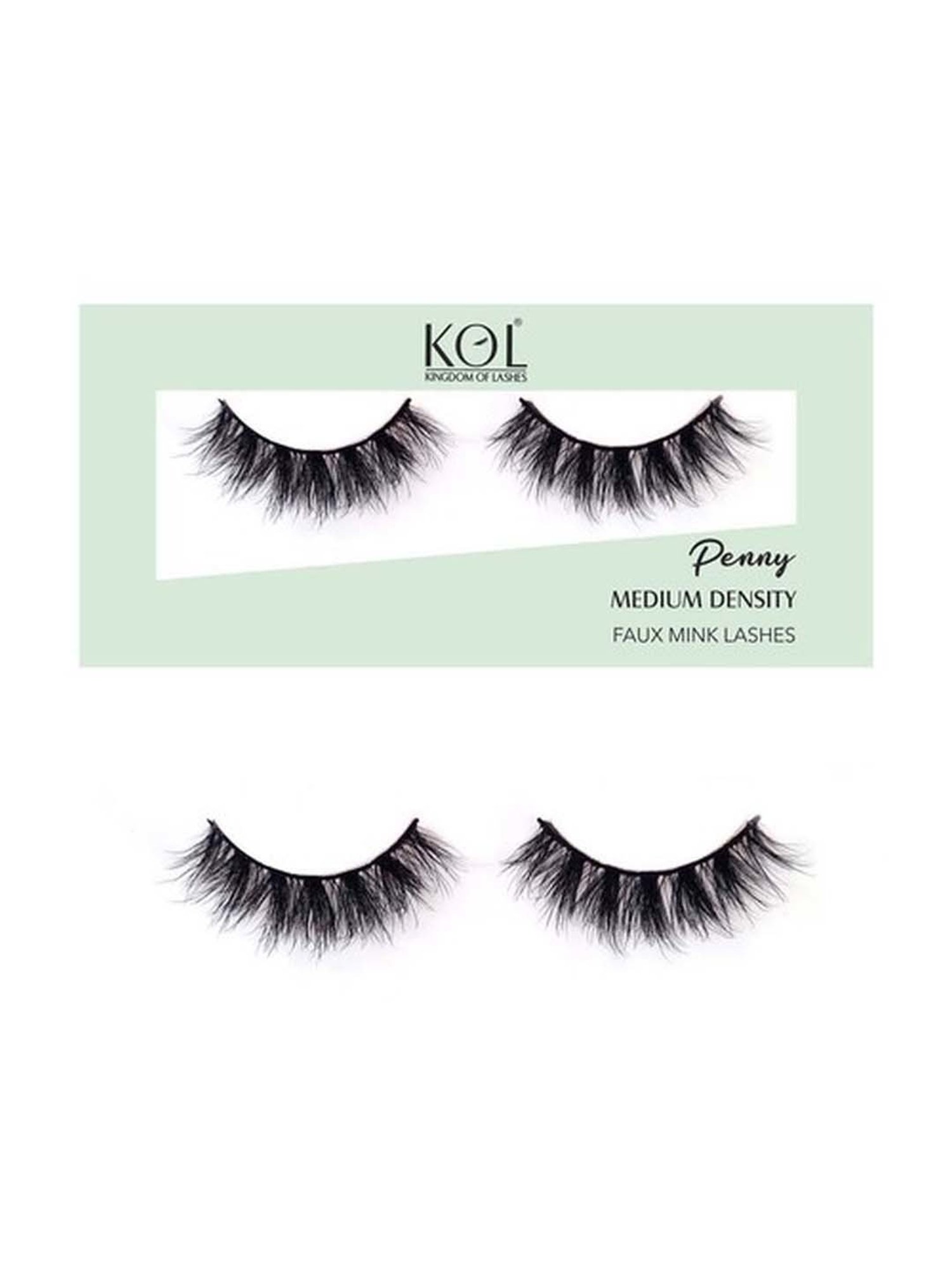 Kingdom Of Lashes Medium Density Eyelashes Penny - 2 gm