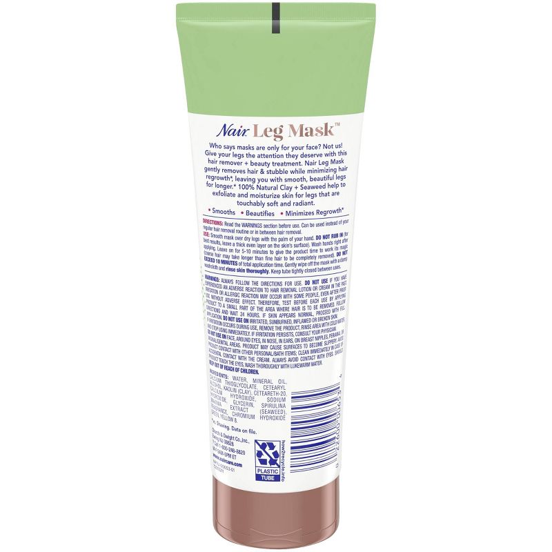 Nair Leg Mask Exfoliate & Smooth - 8oz
