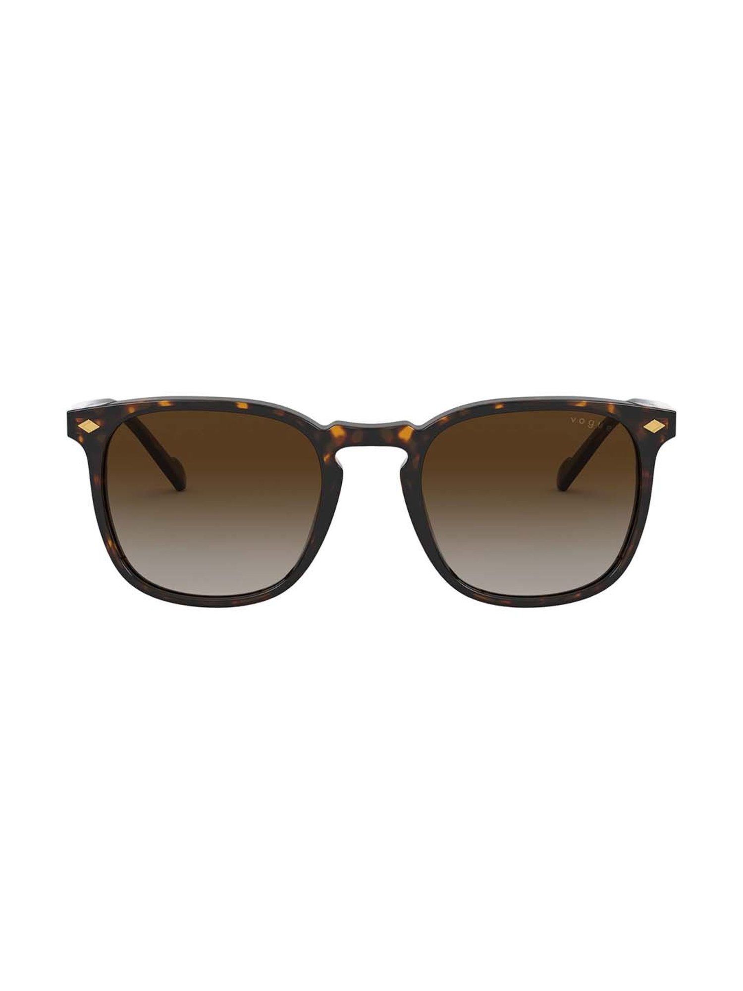 VOGUE EYEWEAR Men Gradient Brown Lens Square Sunglasses - 0VO5328SW6561349