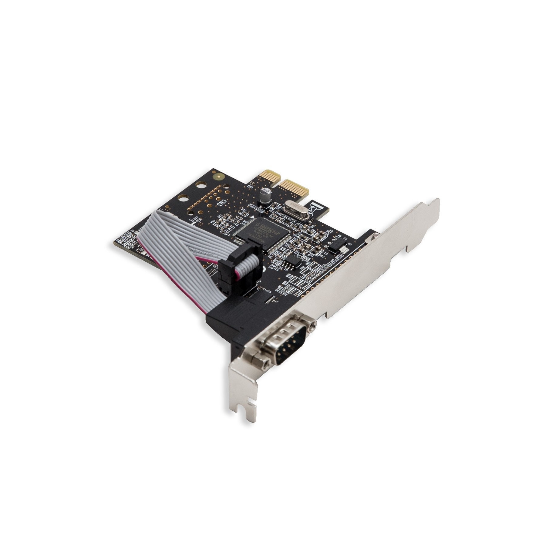 Syba Single Port RS-232 DB9 Serial PCI-Express 2.0 x1 Card - 1 Port Serial PCIe Card MCS9922 Chipset