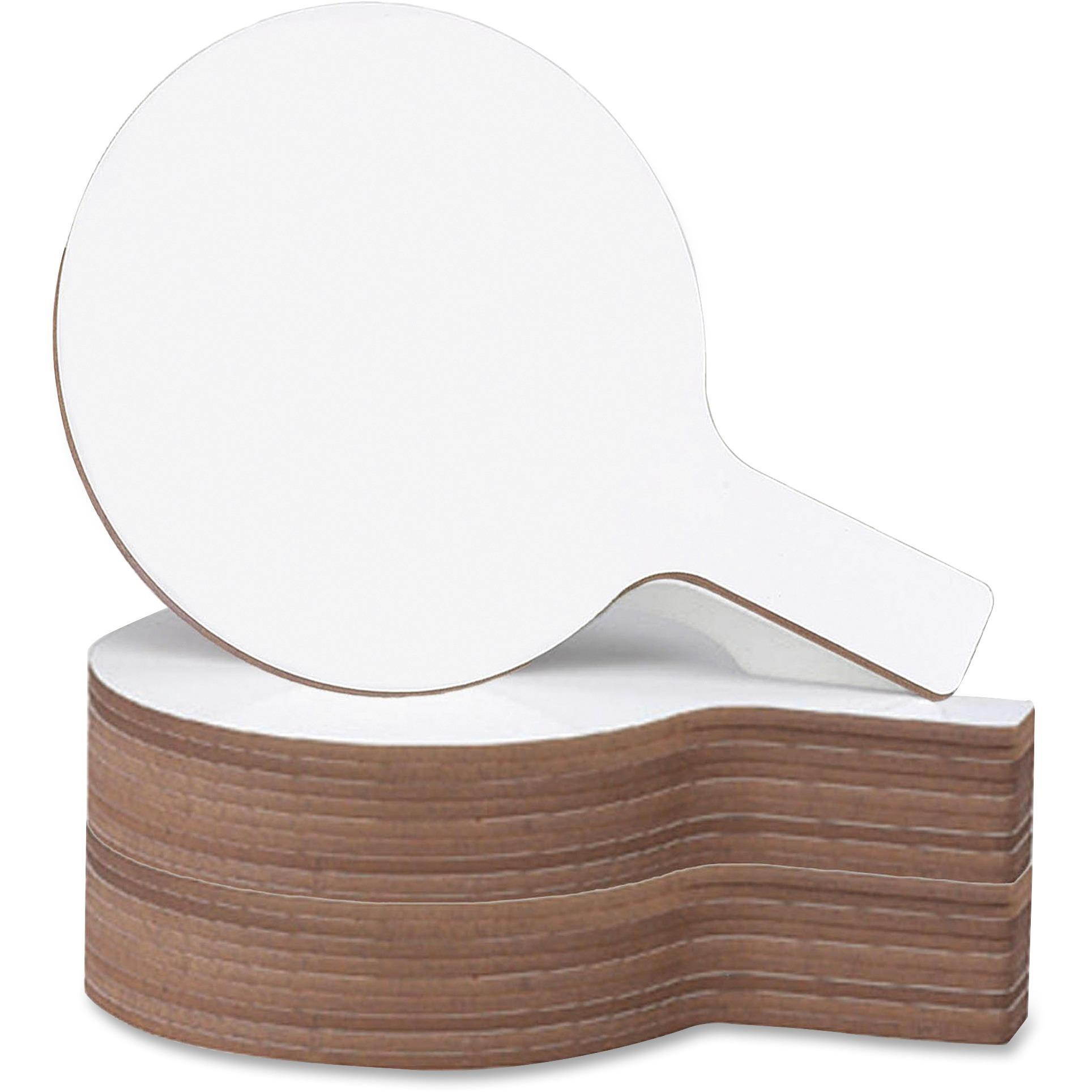 Flipside Products Mini Dry Erase Answer Paddle 5"x9" White 10037