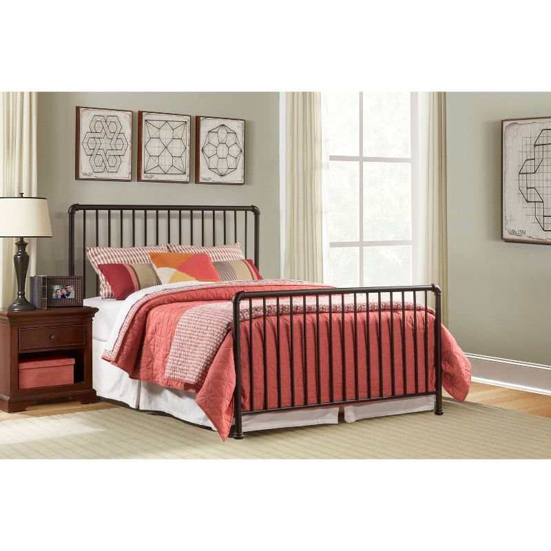 Full Brandi Metal Bed Set Bronze - Hillsdale Furniture