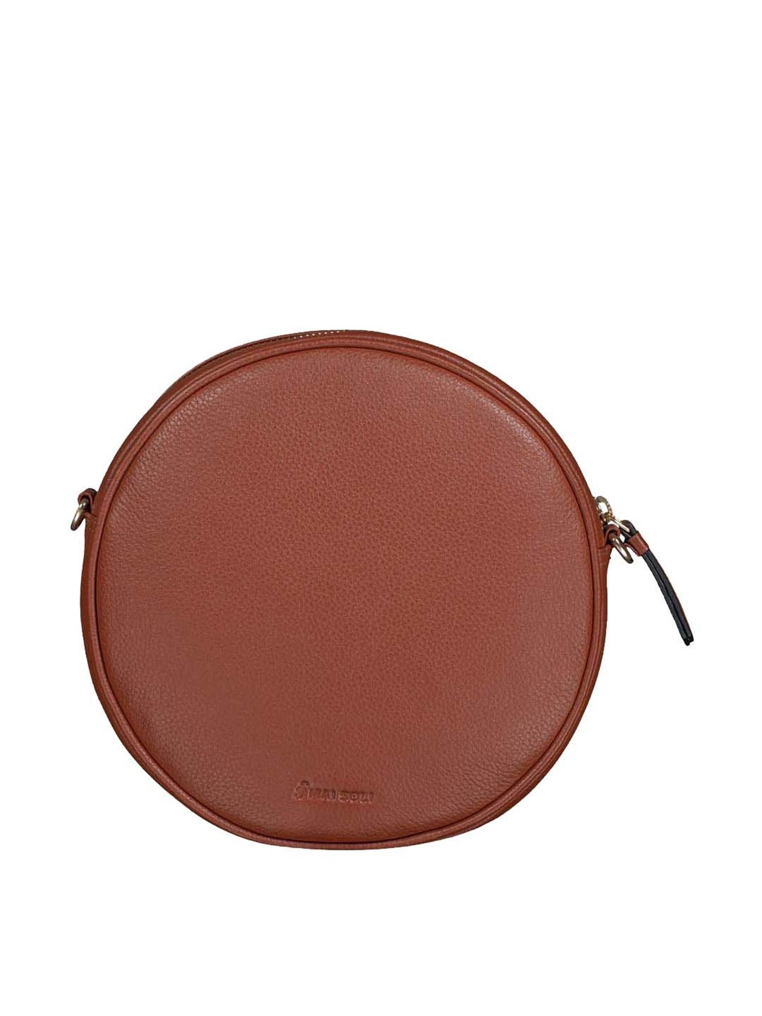 Mai Soli Tan Solid Medium Sling Handbag