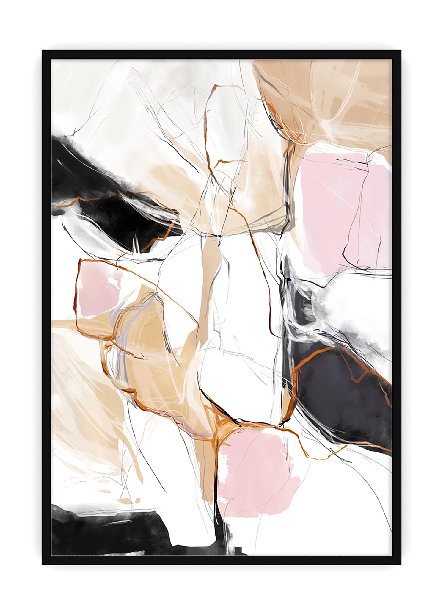 Art Street Modern Beautiful Printed Multicolor Engineered Wood Wall Art