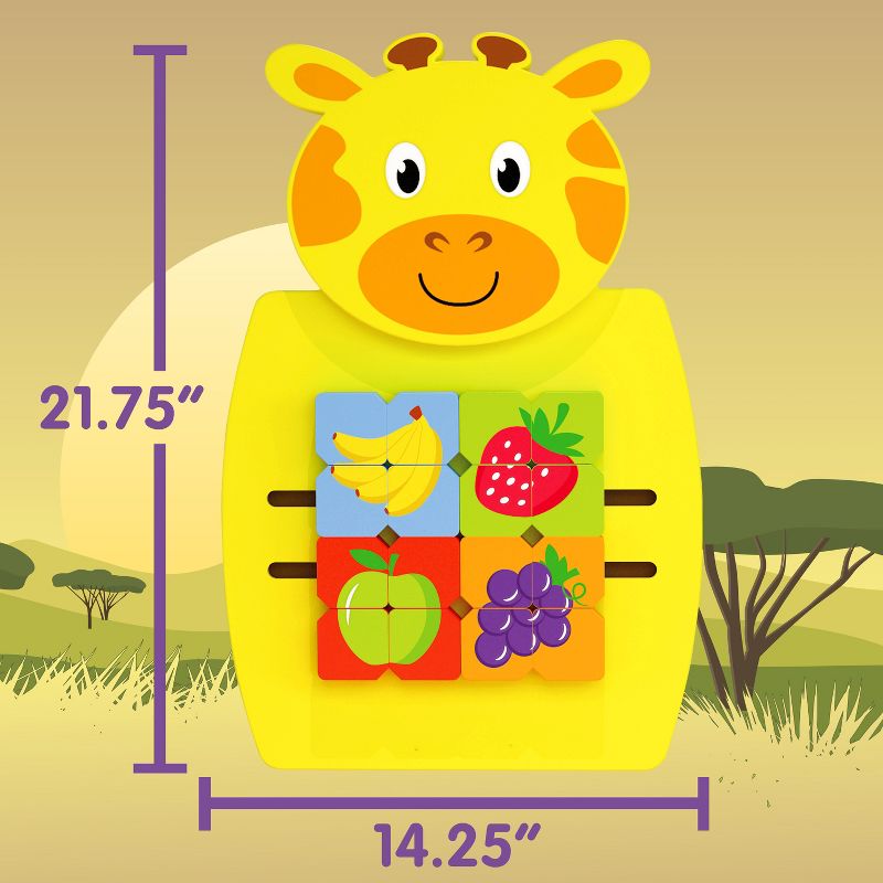 Learning Advantage Giraffe Activity Wall Panel