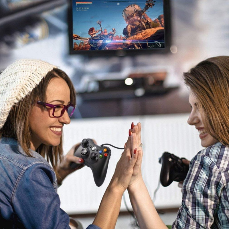 Xbox 360 Wireless Controller, Etpark USB Gamepad, Joypad With Shoulders Buttons, For Microsoft Xbox 360/Xbox 360 Slim/PC Windows 7 8 10 Game