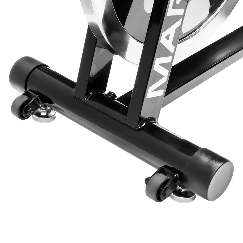 Body Flex Sports Body Rider BRF700 Stationary Full Body Cardio Exercise Upright Fan Bike with Dual Action Handlebars and Adjustable Seat