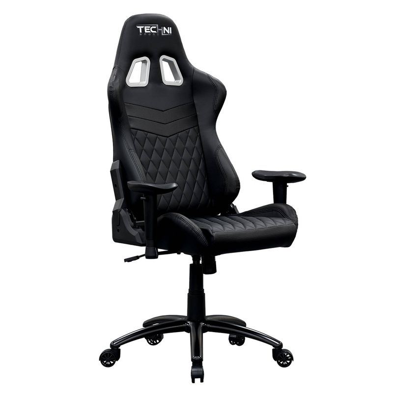 Ts-5100 Ergonomic High Back Racer Style Video Gaming Chair - Black - Techni Sport