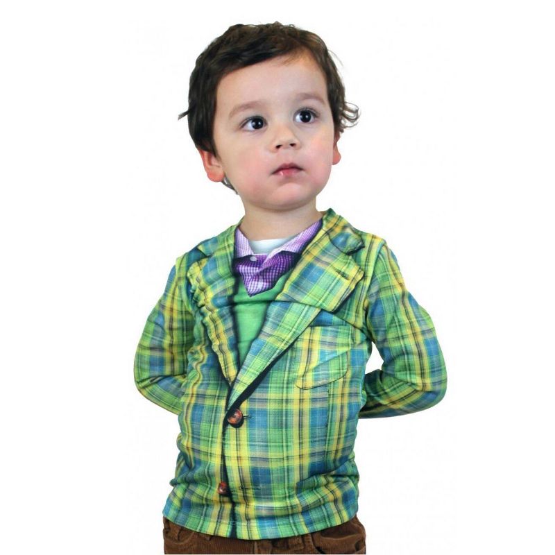 Kids' Plaid Suit Tee Costume (XL)