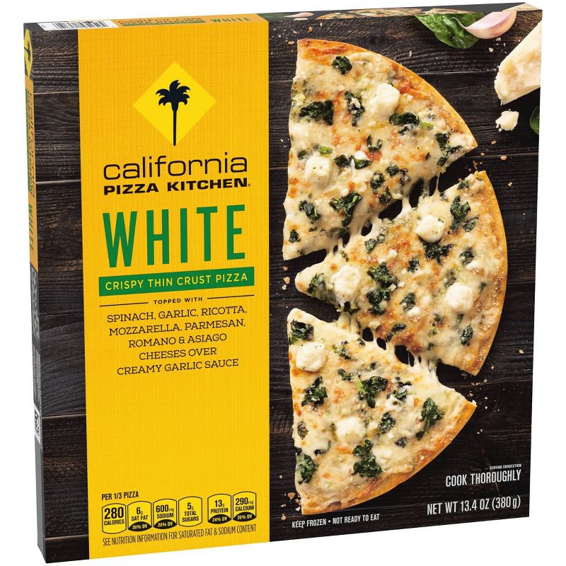California Pizza Kitchen Crispy Thin Crust White Frozen Pizza - 13.4oz